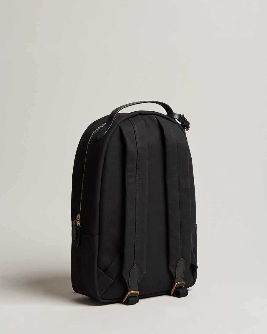 Homme | Polo Ralph Lauren Canvas/Leather Backpack Black | Polo Ralph Lauren | Canvas/Leather Backpack Black