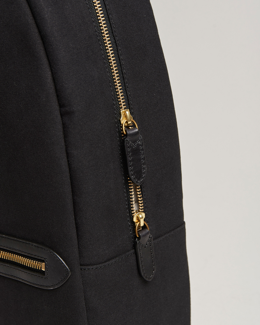 Homme | Polo Ralph Lauren Canvas/Leather Backpack Black | Polo Ralph Lauren | Canvas/Leather Backpack Black