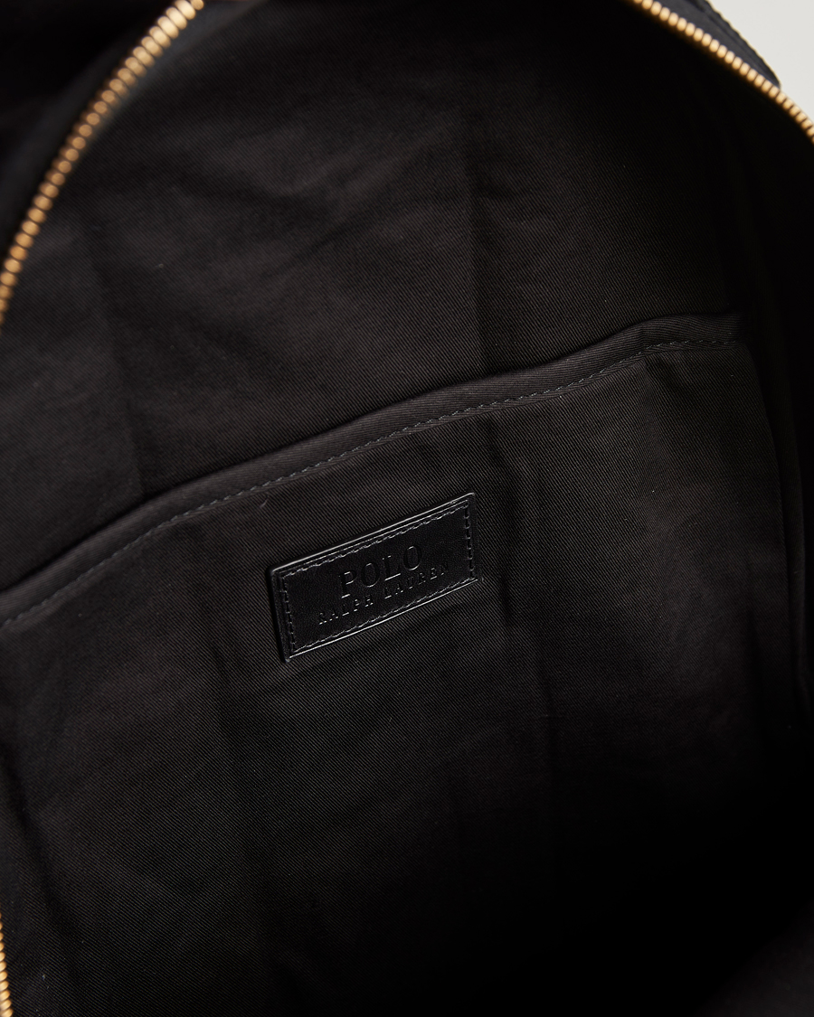 Homme | Polo Ralph Lauren Canvas/Leather Backpack Black | Polo Ralph Lauren | Canvas/Leather Backpack Black