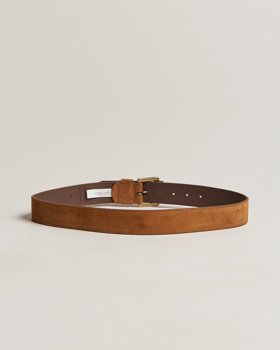 Homme | Polo Ralph Lauren Suede Belt Tan | Polo Ralph Lauren | Suede Belt Tan