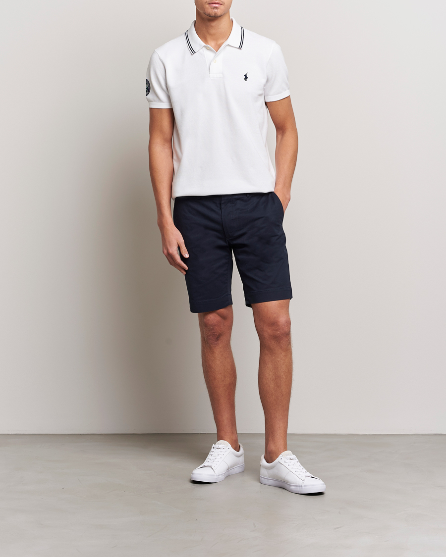 Homme | Polos | Polo Ralph Lauren | Custom Slim Fit Wimbledon Polo Ceramic White