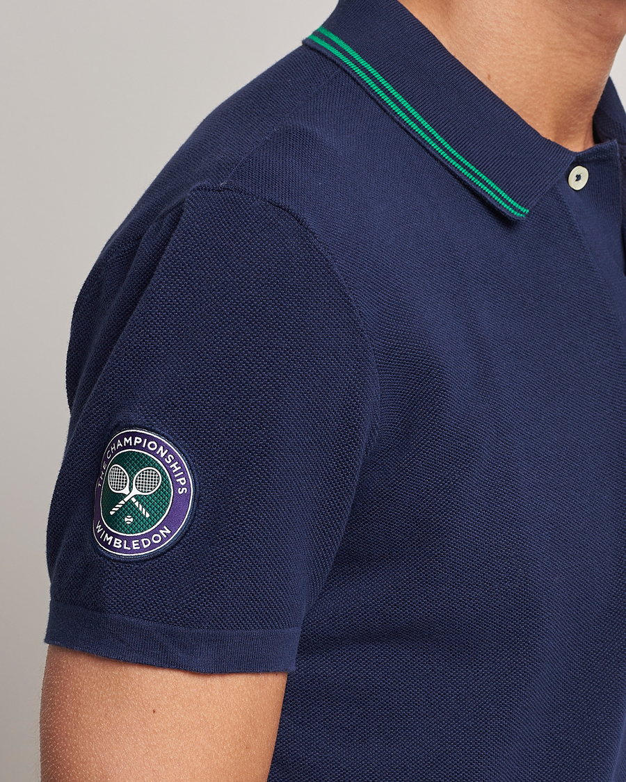 Homme | Polos | Polo Ralph Lauren | Custom Slim Fit Wimbledon Polo Refined Navy