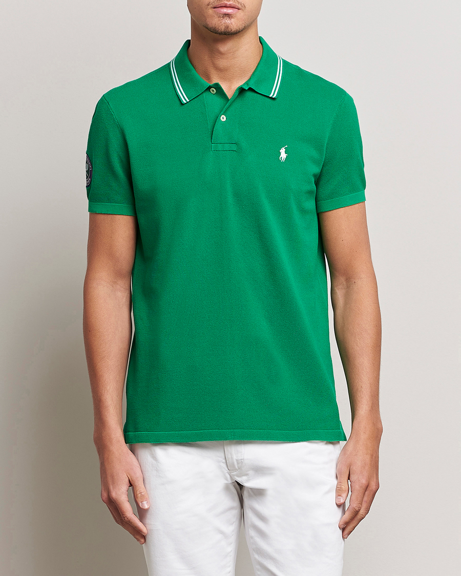 Homme | Polos | Polo Ralph Lauren | Custom Slim Fit Wimbledon Polo Stem Green
