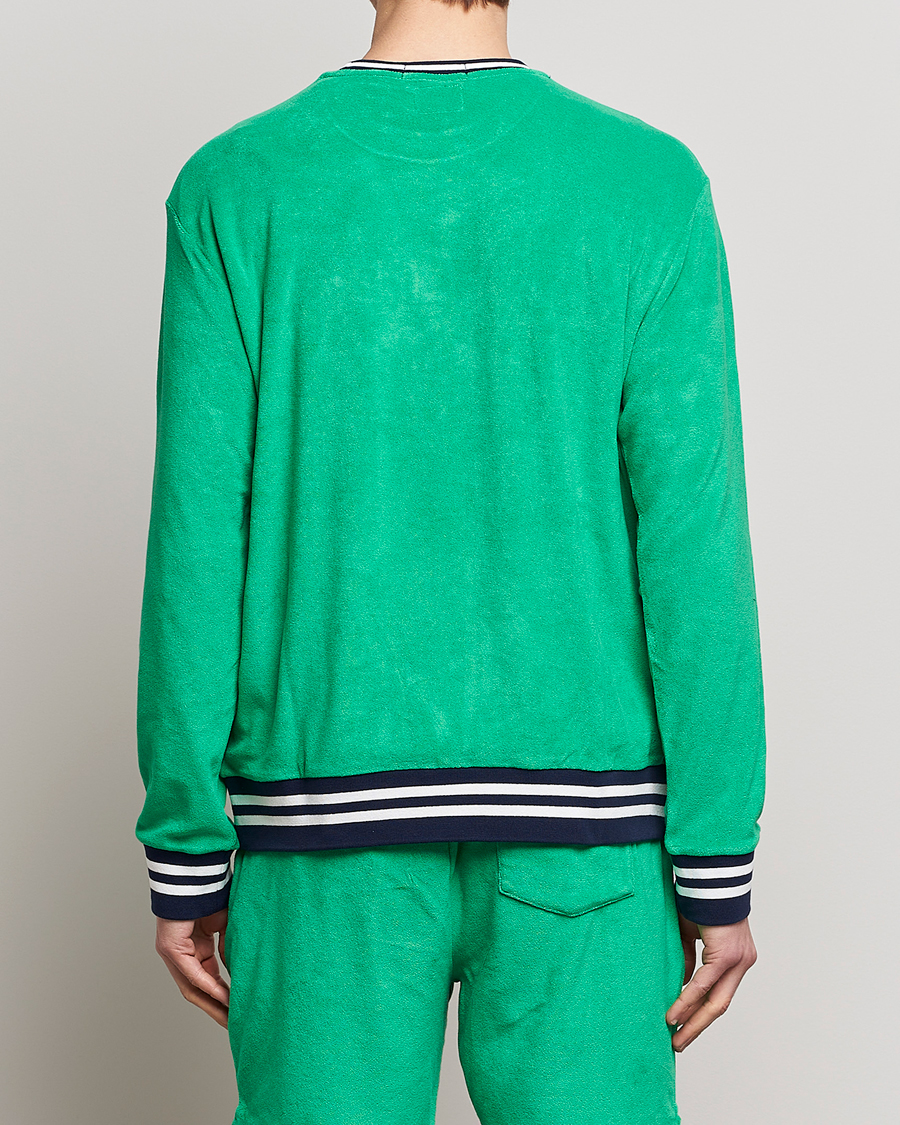 Homme | Pulls Et Tricots | Polo Ralph Lauren | Wimbledon Terry Sweatshirt Stem Green