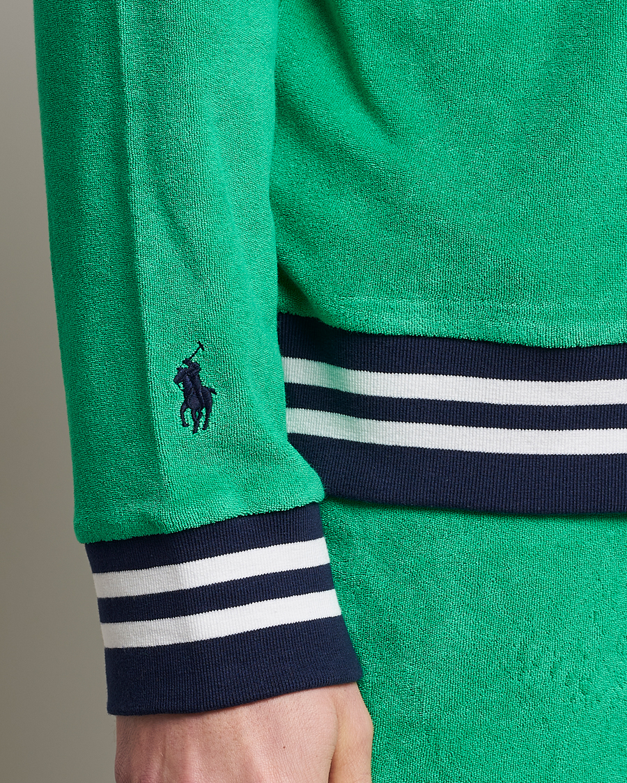 Homme | Pulls Et Tricots | Polo Ralph Lauren | Wimbledon Terry Sweatshirt Stem Green