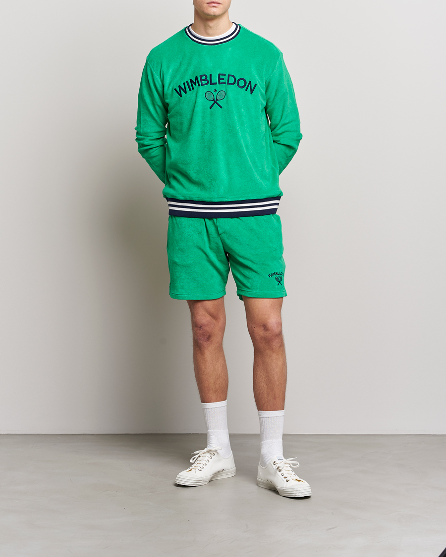 Homme | Shorts | Polo Ralph Lauren | Wimbledon Terry Sweatshorts Stem Green