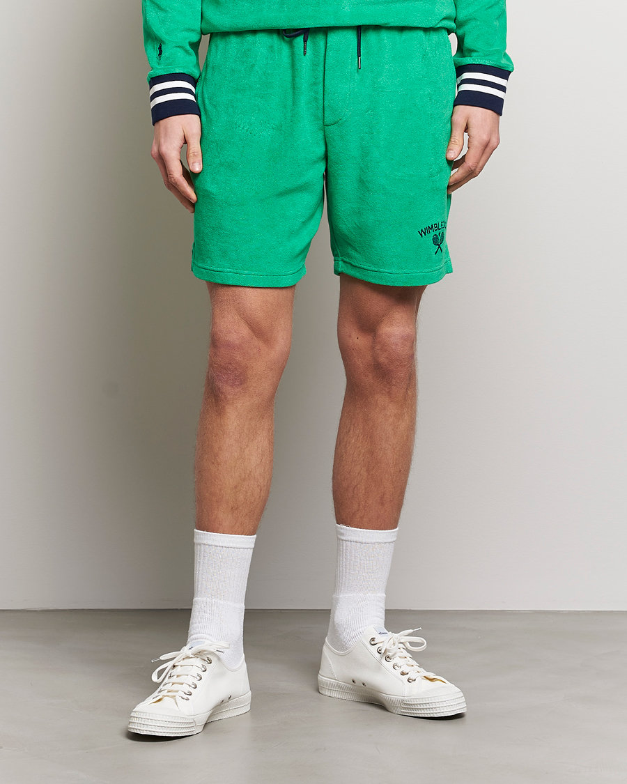 Homme | Shorts | Polo Ralph Lauren | Wimbledon Terry Sweatshorts Stem Green