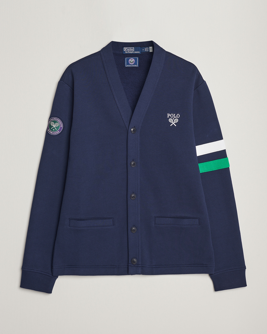 Homme | Pulls Et Tricots | Polo Ralph Lauren | Wimbledon Knitted Cardigan Refined Navy