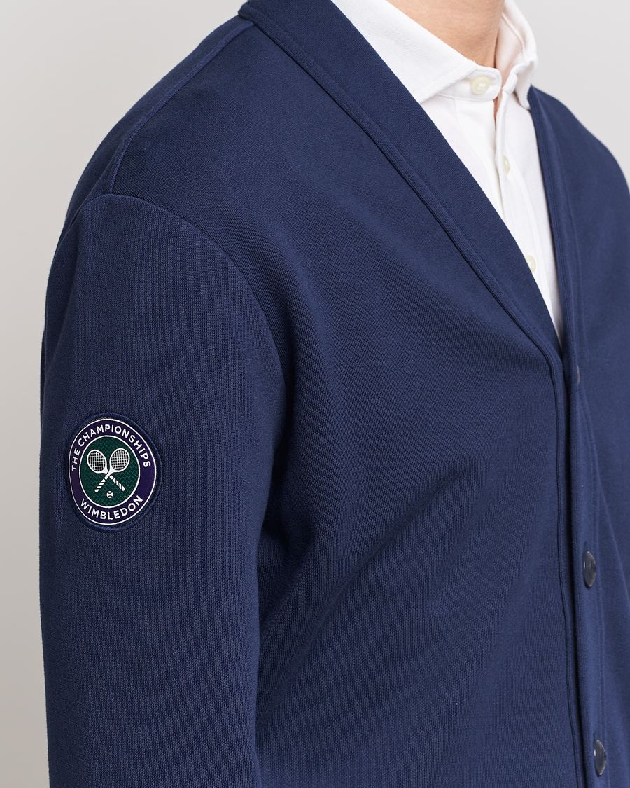 Homme | Pulls Et Tricots | Polo Ralph Lauren | Wimbledon Knitted Cardigan Refined Navy
