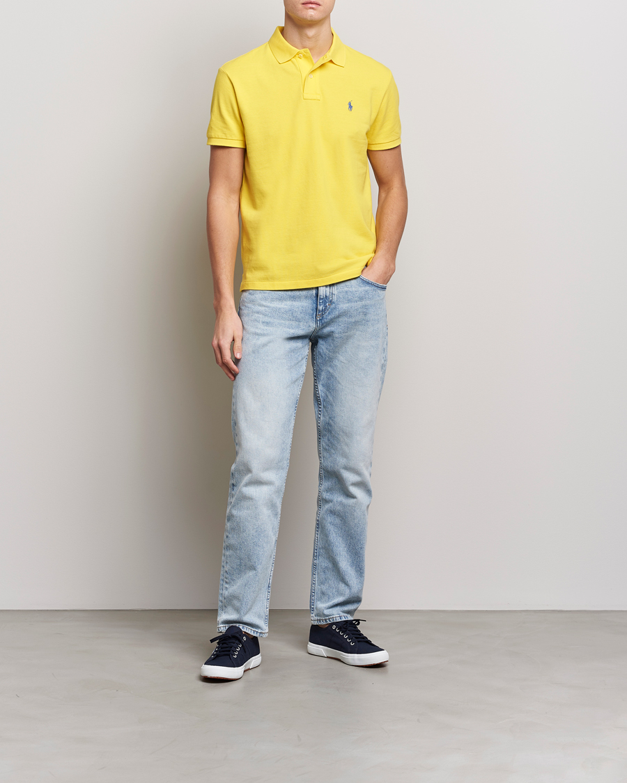 Homme | Polos | Polo Ralph Lauren | Custom Slim Fit Polo Lemon Crush
