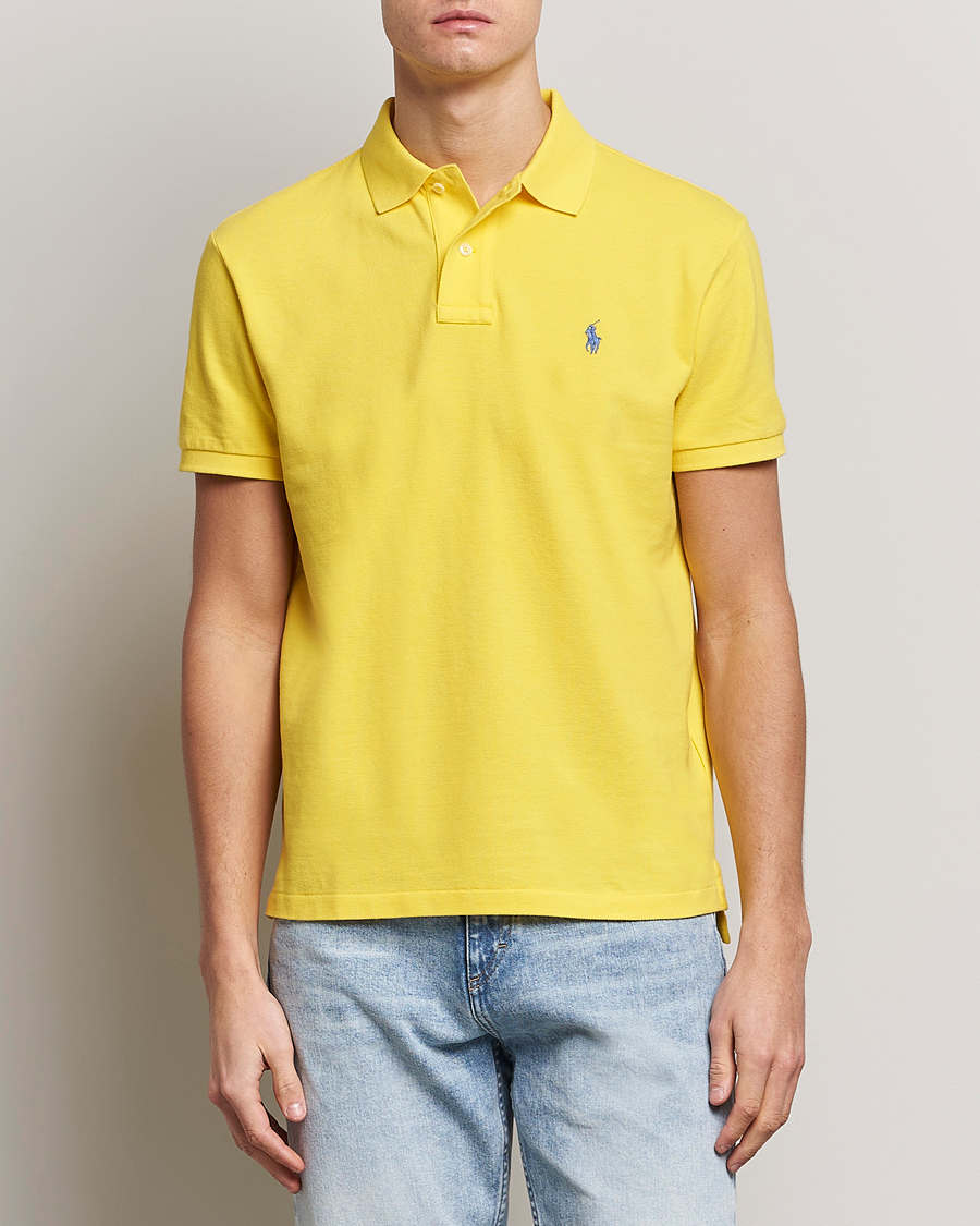 Homme | Polos | Polo Ralph Lauren | Custom Slim Fit Polo Lemon Crush