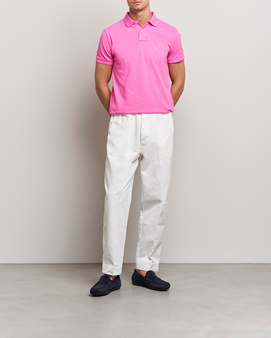 Homme | Polos | Polo Ralph Lauren | Custom Slim Fit Polo Dalia Pink