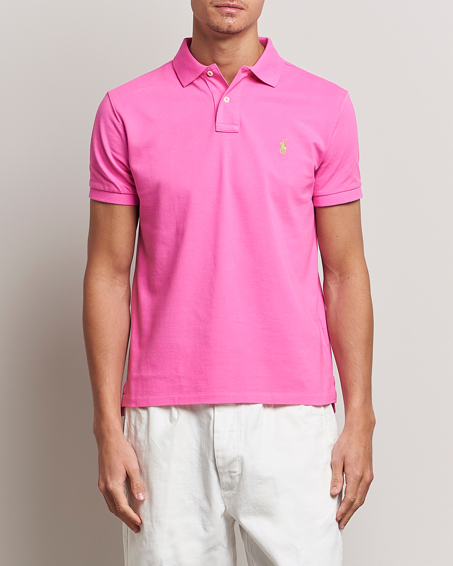 Homme | Polos | Polo Ralph Lauren | Custom Slim Fit Polo Dalia Pink
