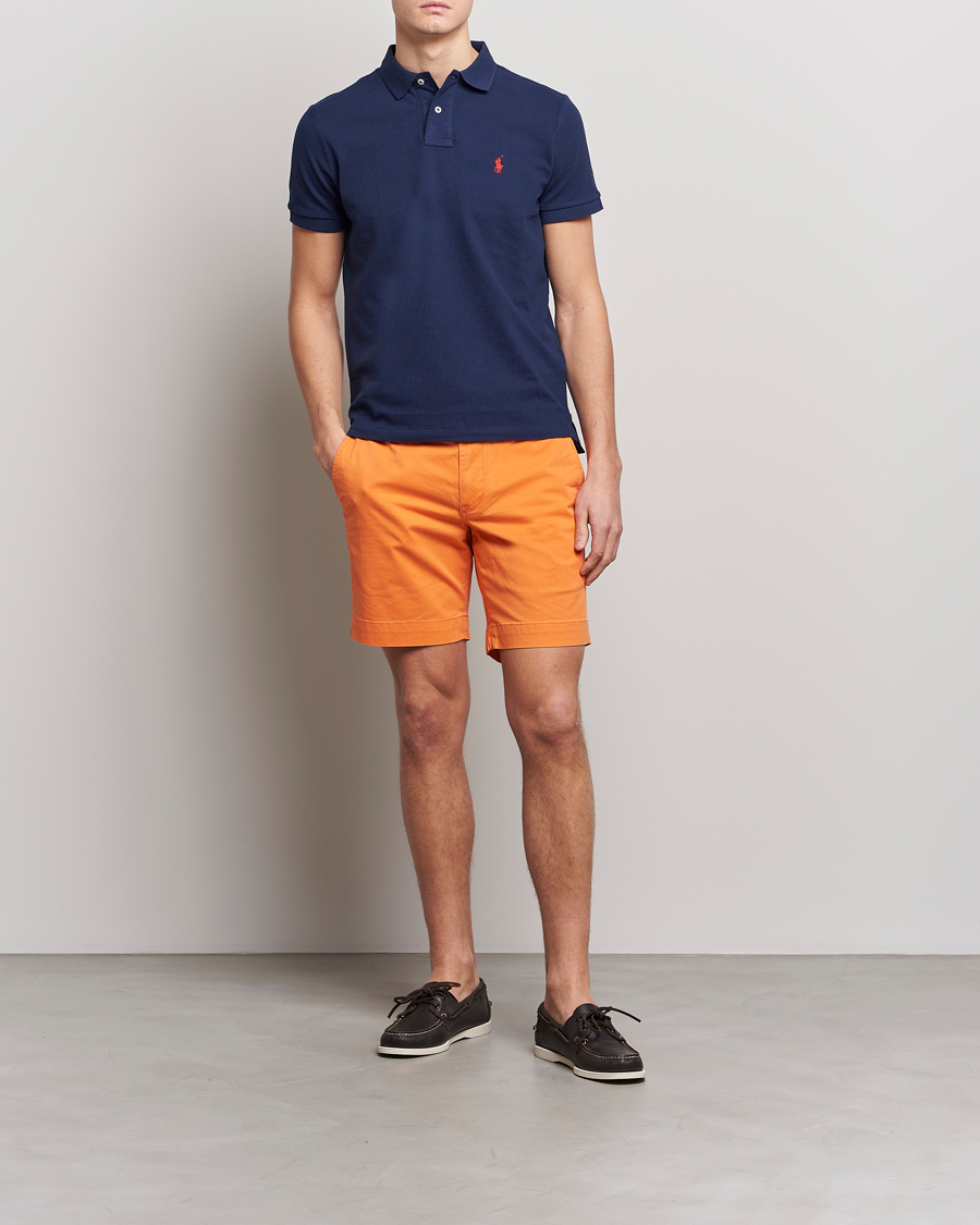 Homme | Shorts | Polo Ralph Lauren | Tailored Slim Fit Shorts Optic Orange