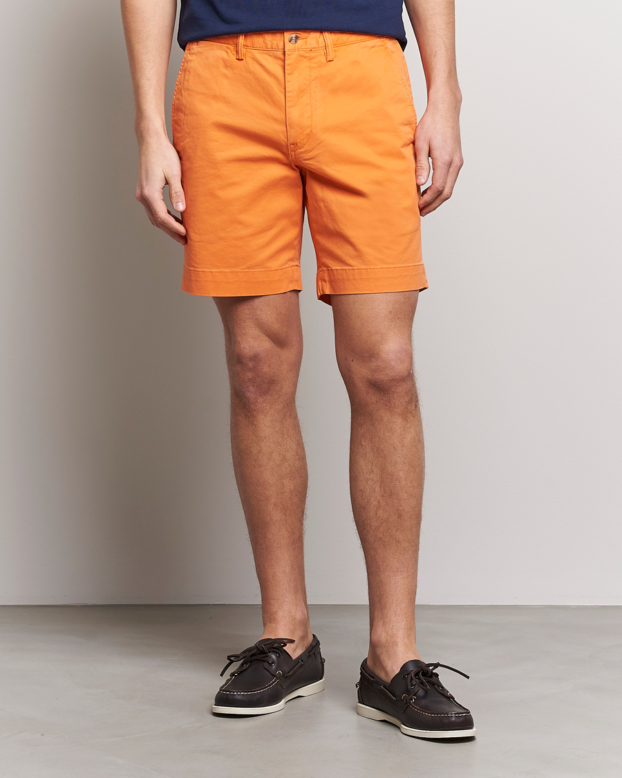 Homme | Shorts | Polo Ralph Lauren | Tailored Slim Fit Shorts Optic Orange