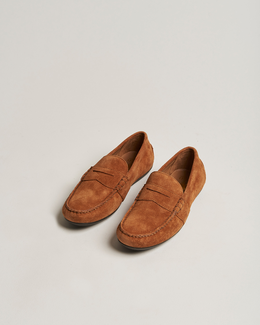 Homme | Chaussures En Daim | Polo Ralph Lauren | Reynold Suede Driving Loafer Teak