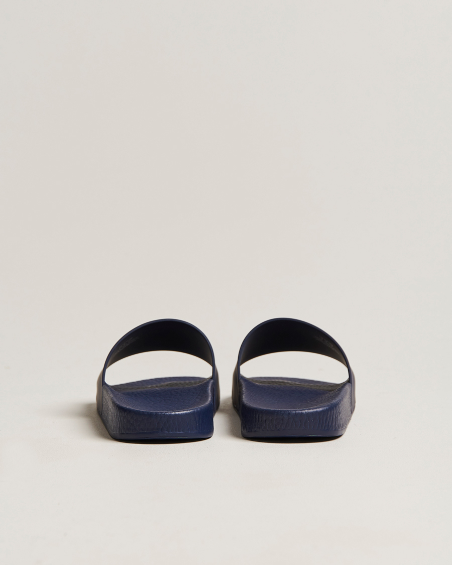 Homme | Polo Ralph Lauren Logo Slides Navy | Polo Ralph Lauren | Logo Slides Navy
