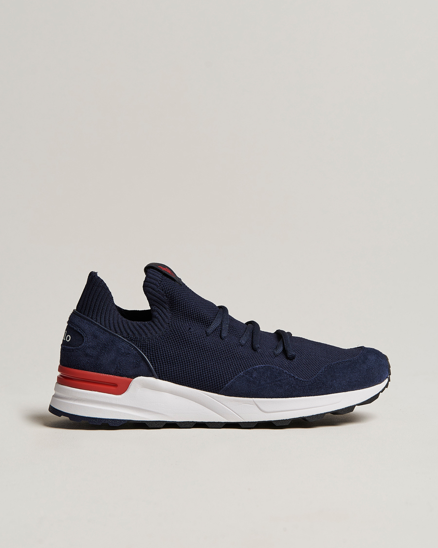 Homme | Polo Ralph Lauren Trackstr 200 Running Sneaker Hunter Navy | Polo Ralph Lauren | Trackstr 200 Running Sneaker Hunter Navy