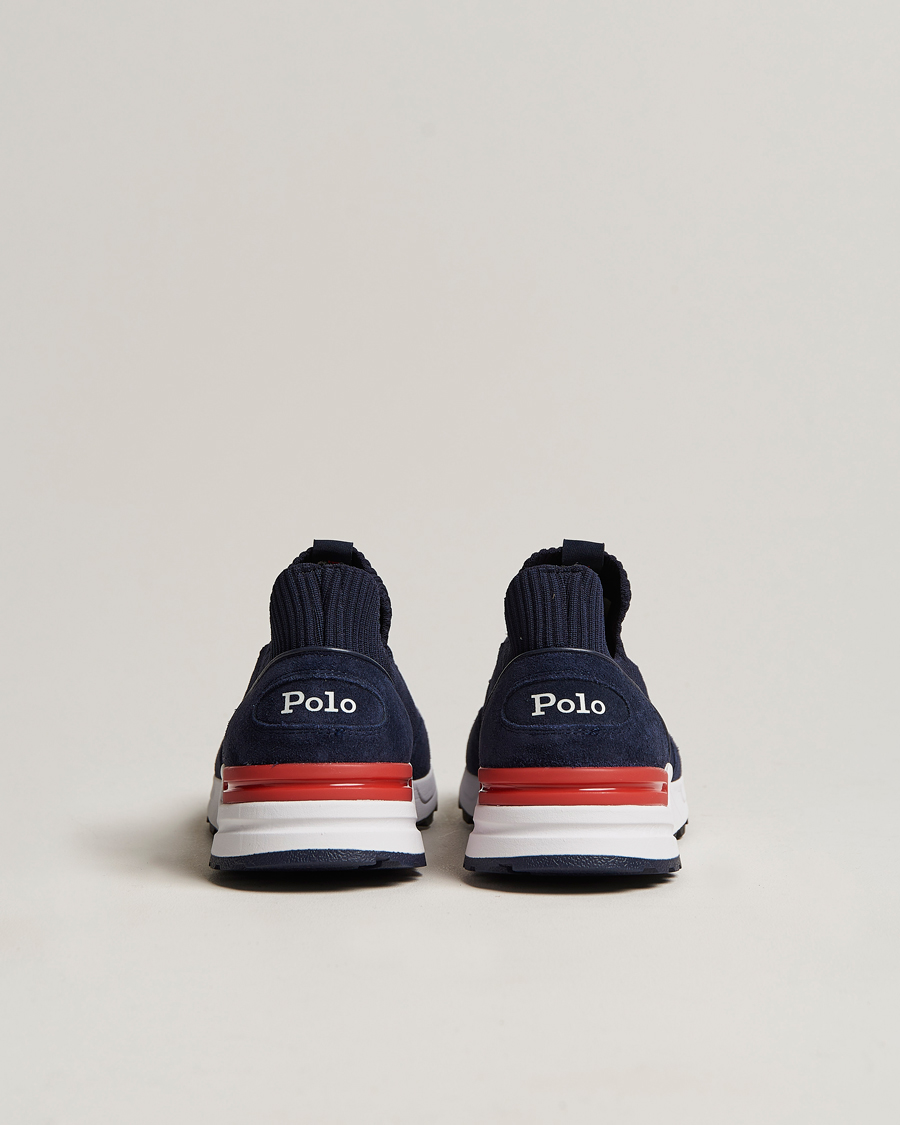 Homme | Polo Ralph Lauren Trackstr 200 Running Sneaker Hunter Navy | Polo Ralph Lauren | Trackstr 200 Running Sneaker Hunter Navy