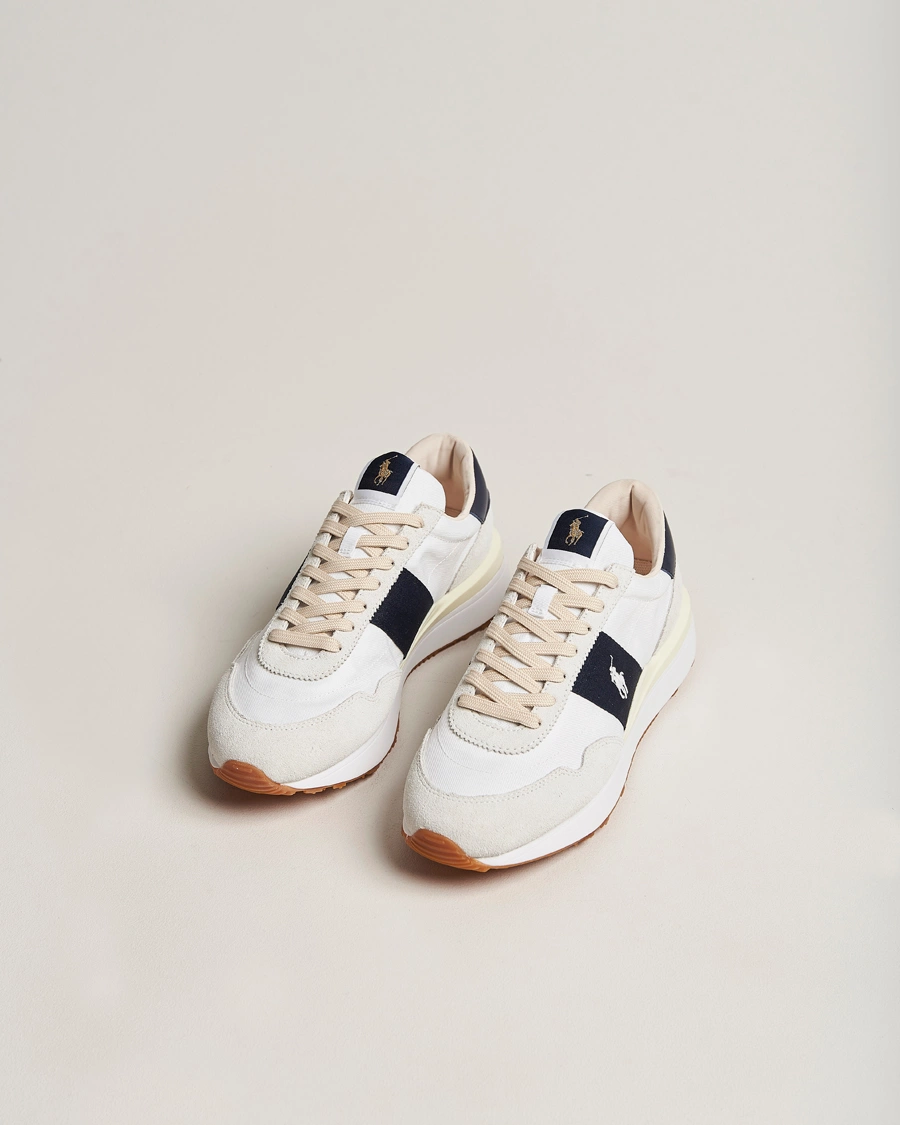 Homme | Chaussures | Polo Ralph Lauren | Train 89 Running Sneaker White/Hunter Navy