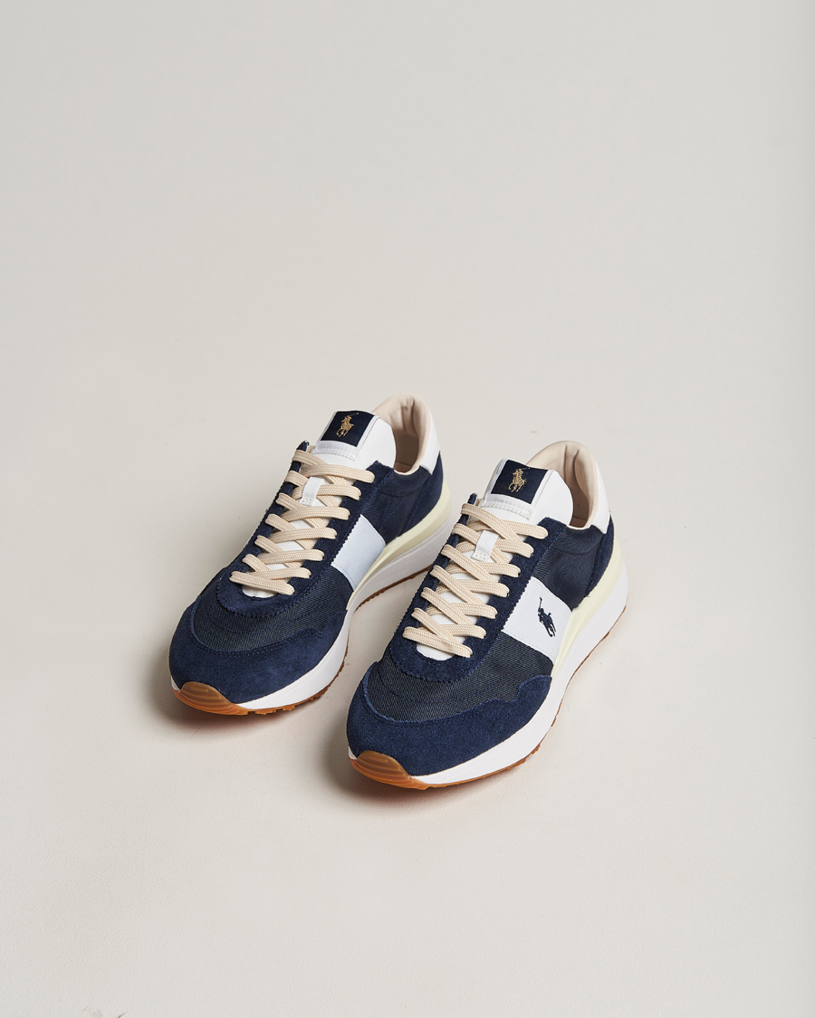 Men | Shoes | Polo Ralph Lauren | Train 89 Running Sneaker Hunter Navy/White