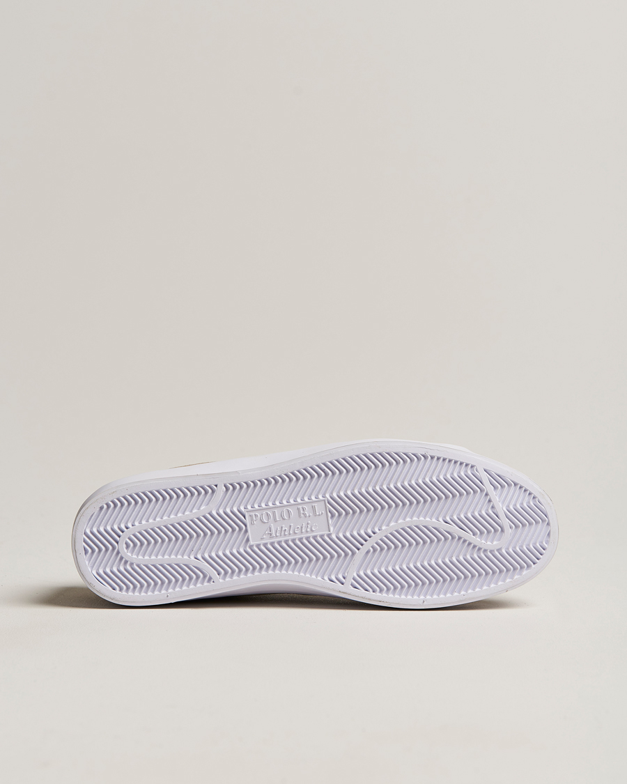 Homme | Longwood Suede Sneaker Straw Khaki | Polo Ralph Lauren | Longwood Suede Sneaker Straw Khaki