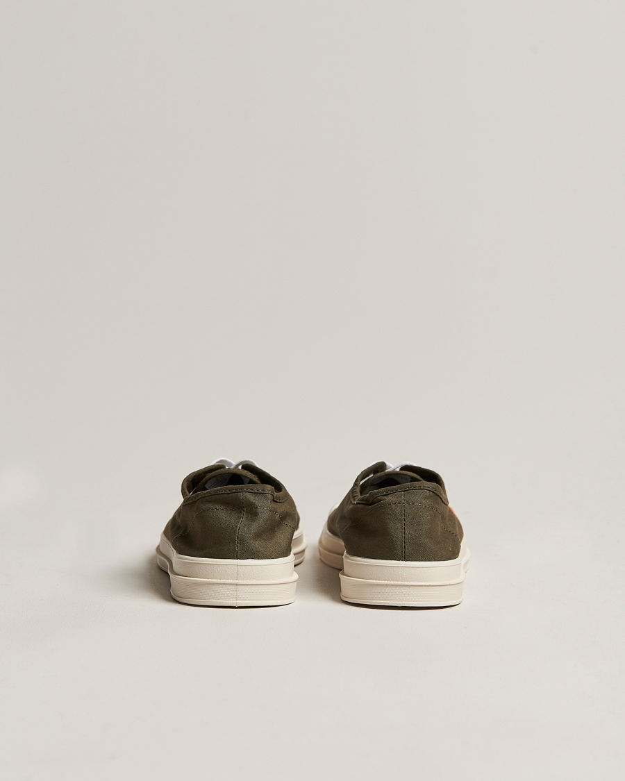 Homme | Paloma Canvas Sneaker Canopy Olive/Orange | Polo Ralph Lauren | Paloma Canvas Sneaker Canopy Olive/Orange
