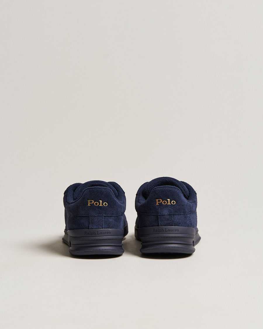 Homme | Polo Ralph Lauren Heritage Court Suede Sneaker Hunter Navy | Polo Ralph Lauren | Heritage Court Suede Sneaker Hunter Navy