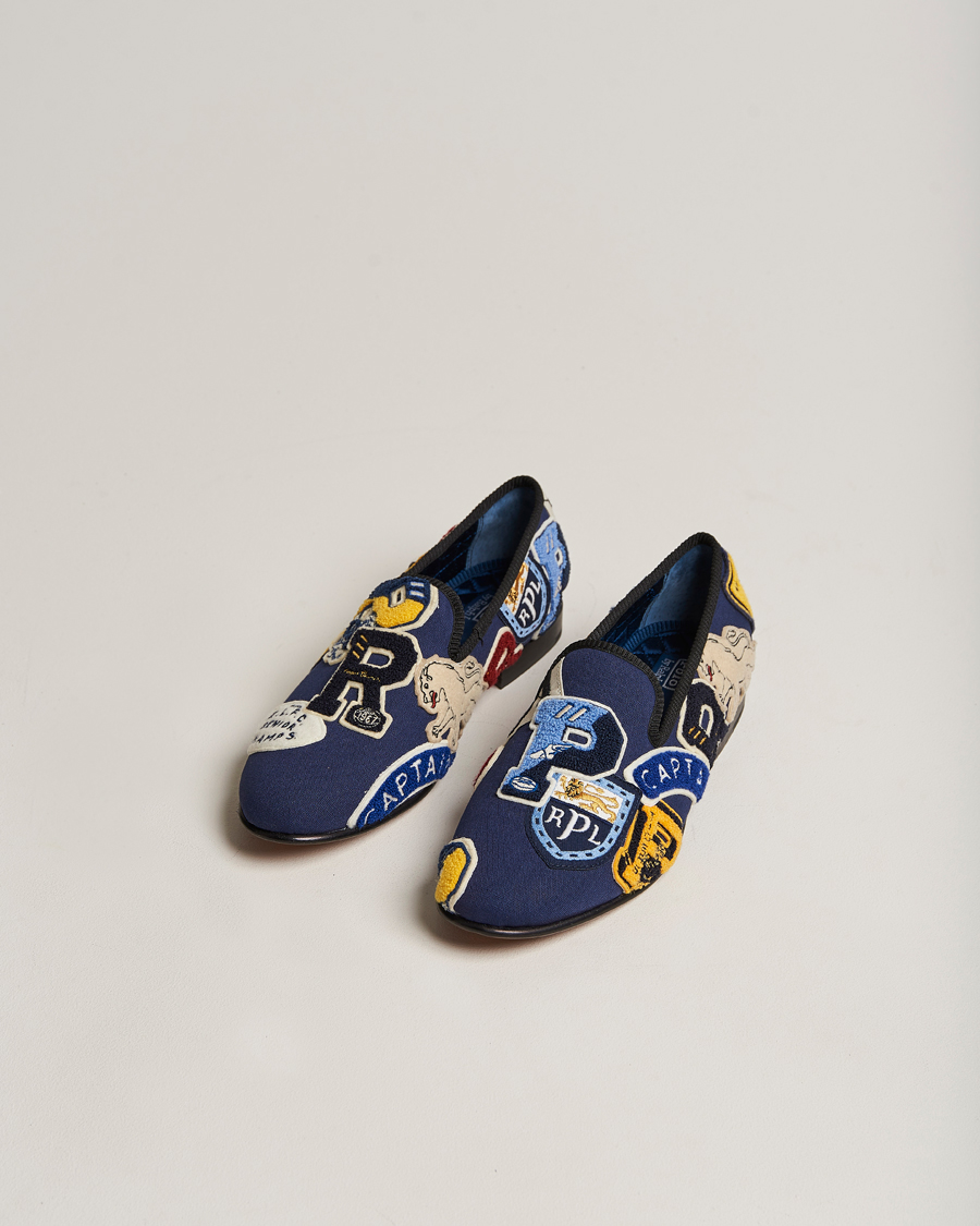Homme | Polo Ralph Lauren Paxton Slipper Navy | Polo Ralph Lauren | Paxton Slipper Navy