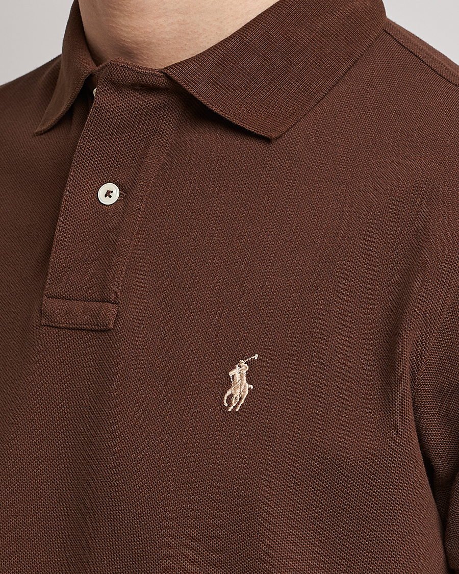 Homme | Polos | Polo Ralph Lauren | Custom Slim Fit Polo Branch Brown