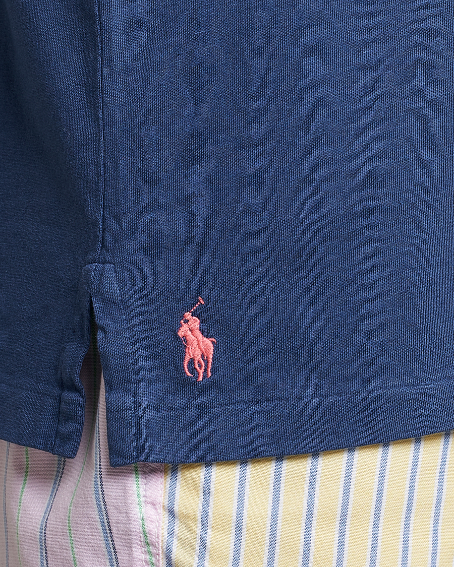 Homme | Polos | Polo Ralph Lauren | Cotton/Linen Polo Light Navy