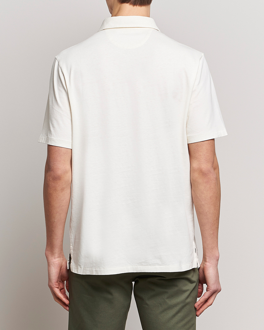 Homme | Polos | Polo Ralph Lauren | Cotton/Linen Polo Antique Cream