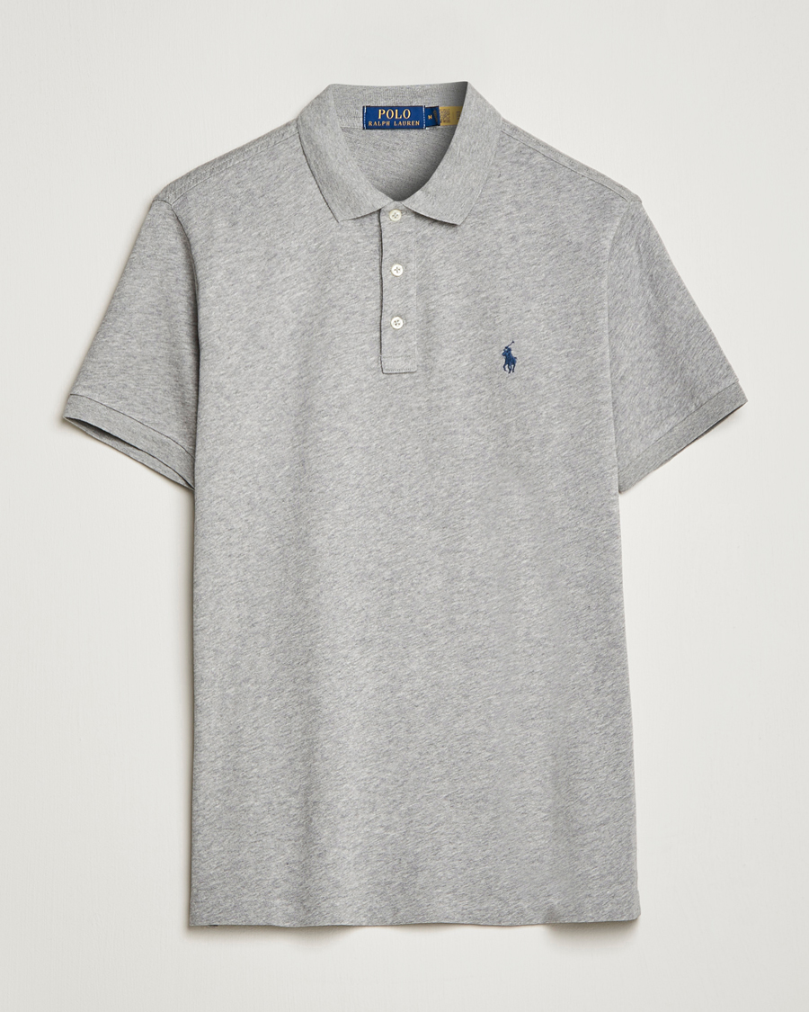 Homme | Polos | Polo Ralph Lauren | Custom Fit Spa Terry Polo Andover Heather