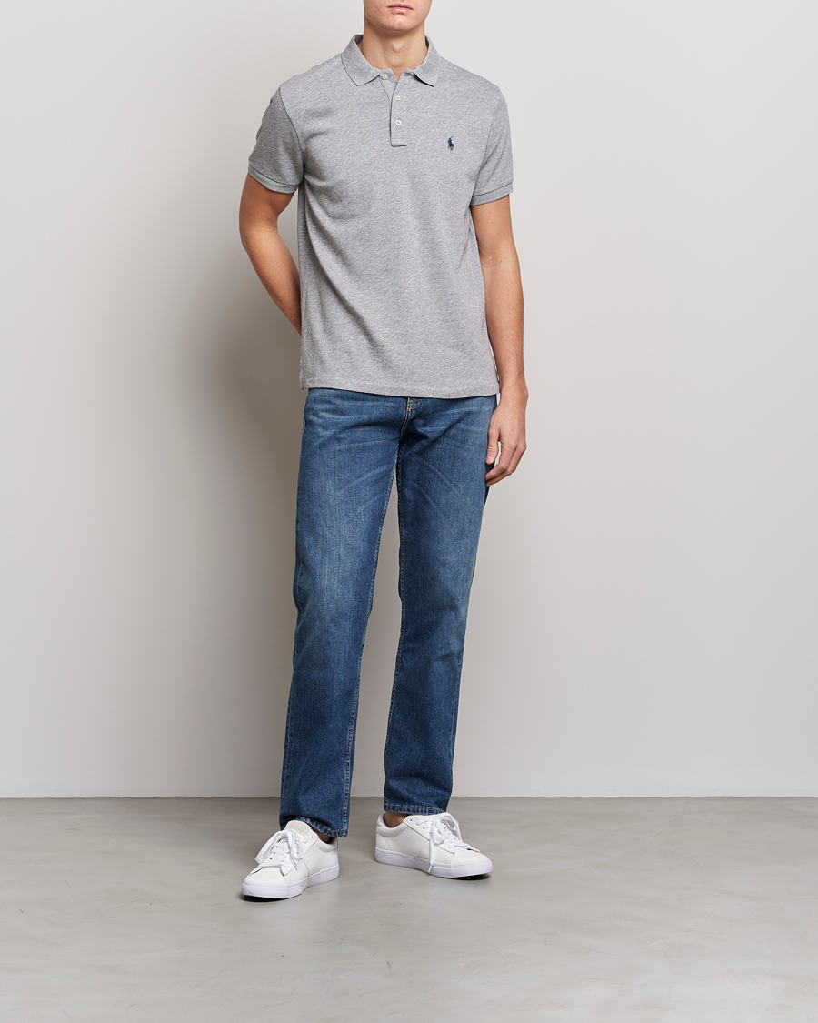 Homme | Polos | Polo Ralph Lauren | Custom Fit Spa Terry Polo Andover Heather