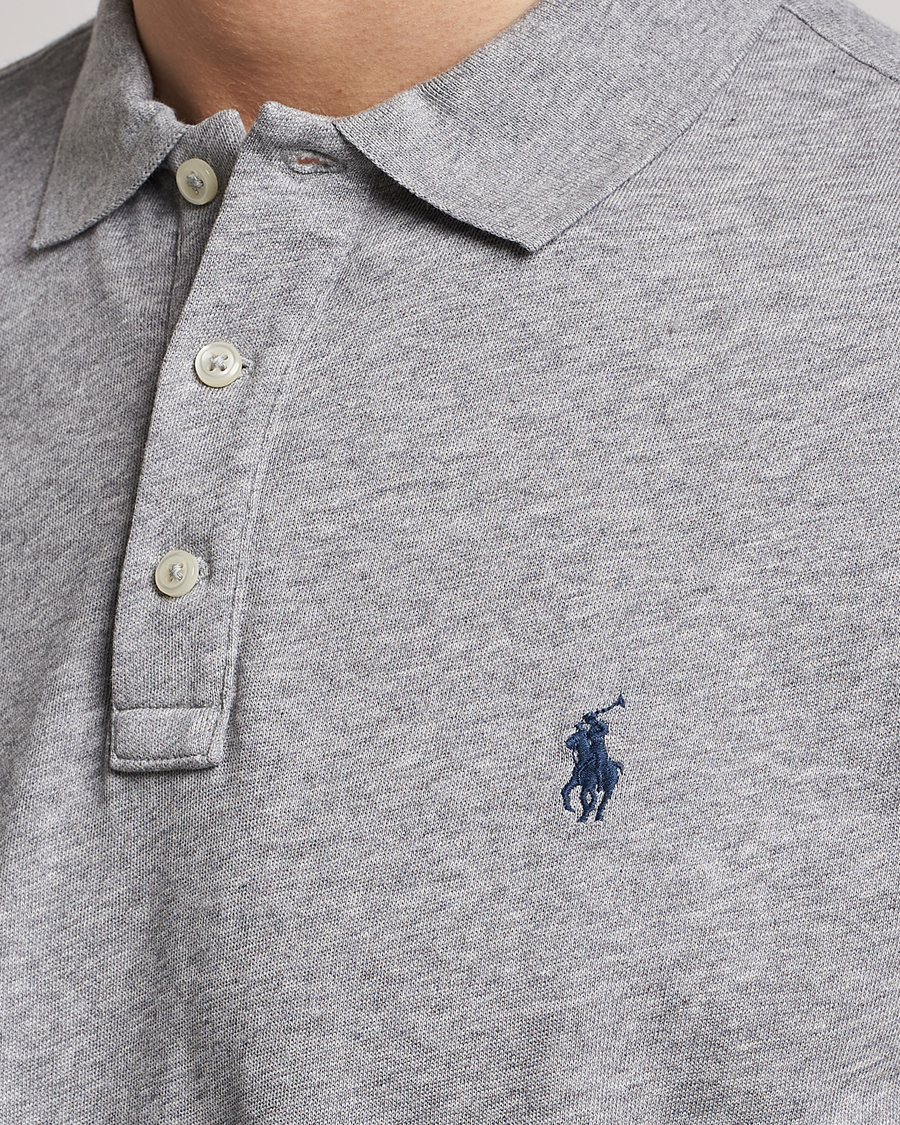 Homme | Polos | Polo Ralph Lauren | Custom Fit Spa Terry Polo Andover Heather