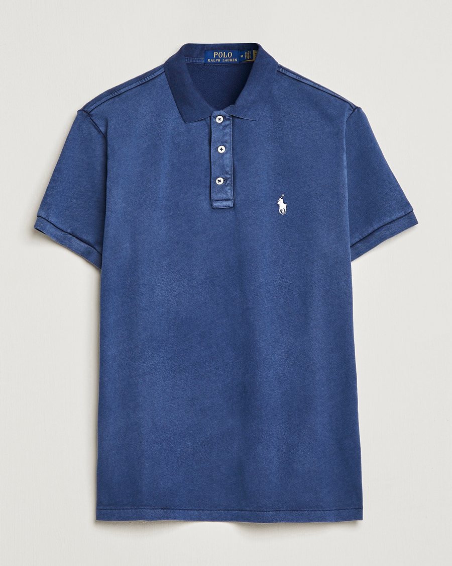 Homme | Polos | Polo Ralph Lauren | Custom Fit Spa Terry Polo Newport Navy