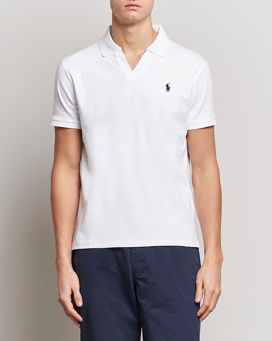 Homme | Polos | Polo Ralph Lauren | Luxury Cotton Polo White
