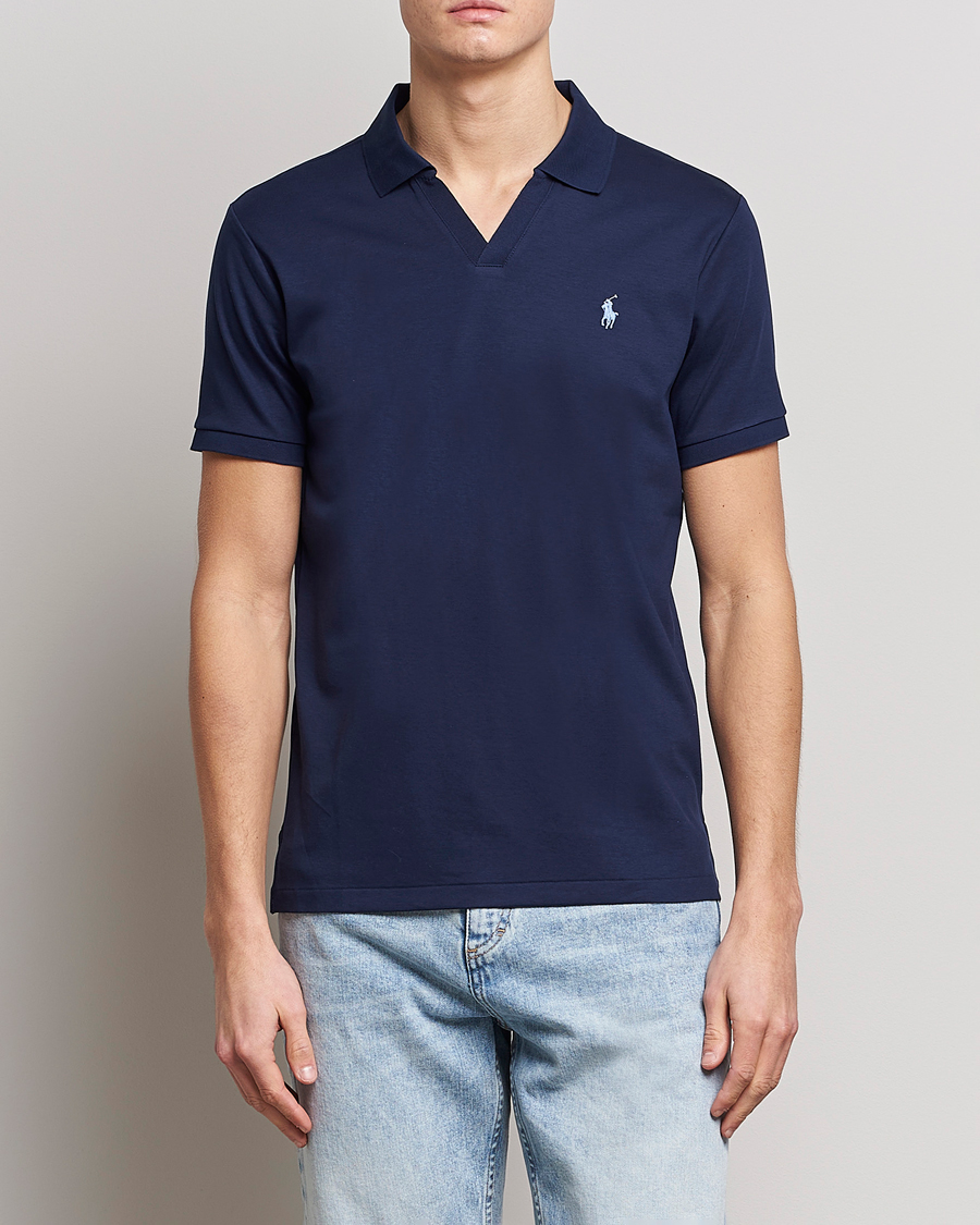 Homme | Polos | Polo Ralph Lauren | Pima Cotton Polo Refined Navy