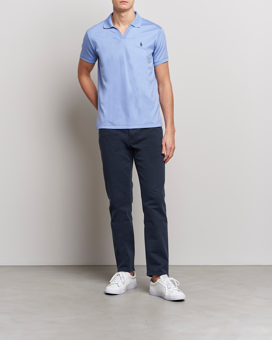 Homme | Polos | Polo Ralph Lauren | Luxury Pima Cotton Polo Lafayette Blue