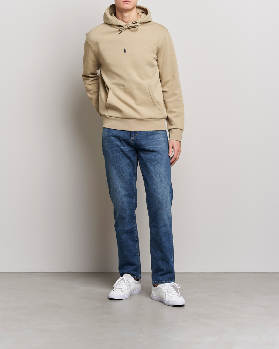 Homme | Pulls Et Tricots | Polo Ralph Lauren | Double Knit Center Logo Hoodie Classic Khaki