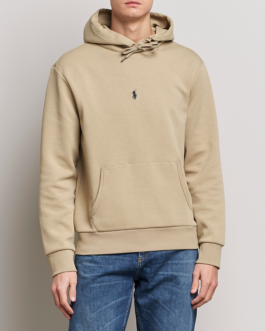 Homme | Pulls Et Tricots | Polo Ralph Lauren | Double Knit Center Logo Hoodie Classic Khaki