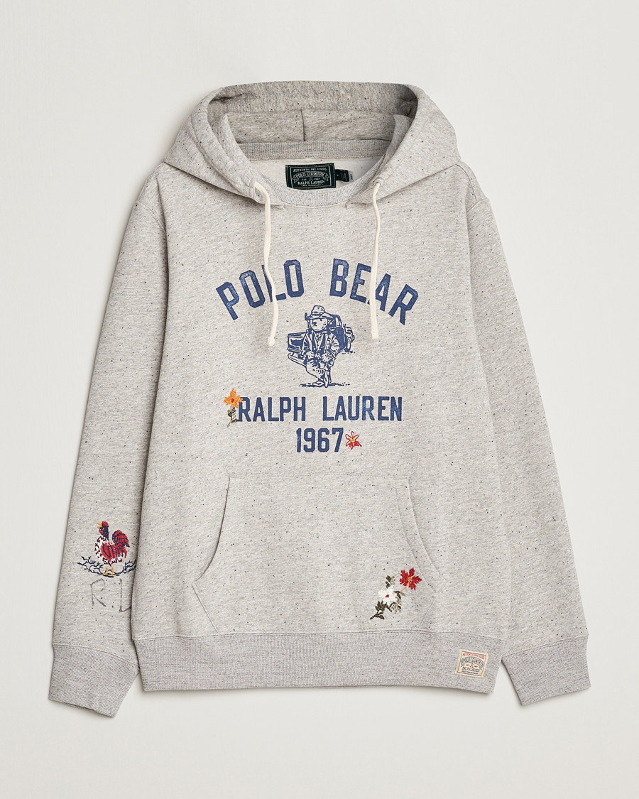 Homme | Pulls Et Tricots | Polo Ralph Lauren | Vintage Fleece Polo Bear Hoodie Brooklyn Heather