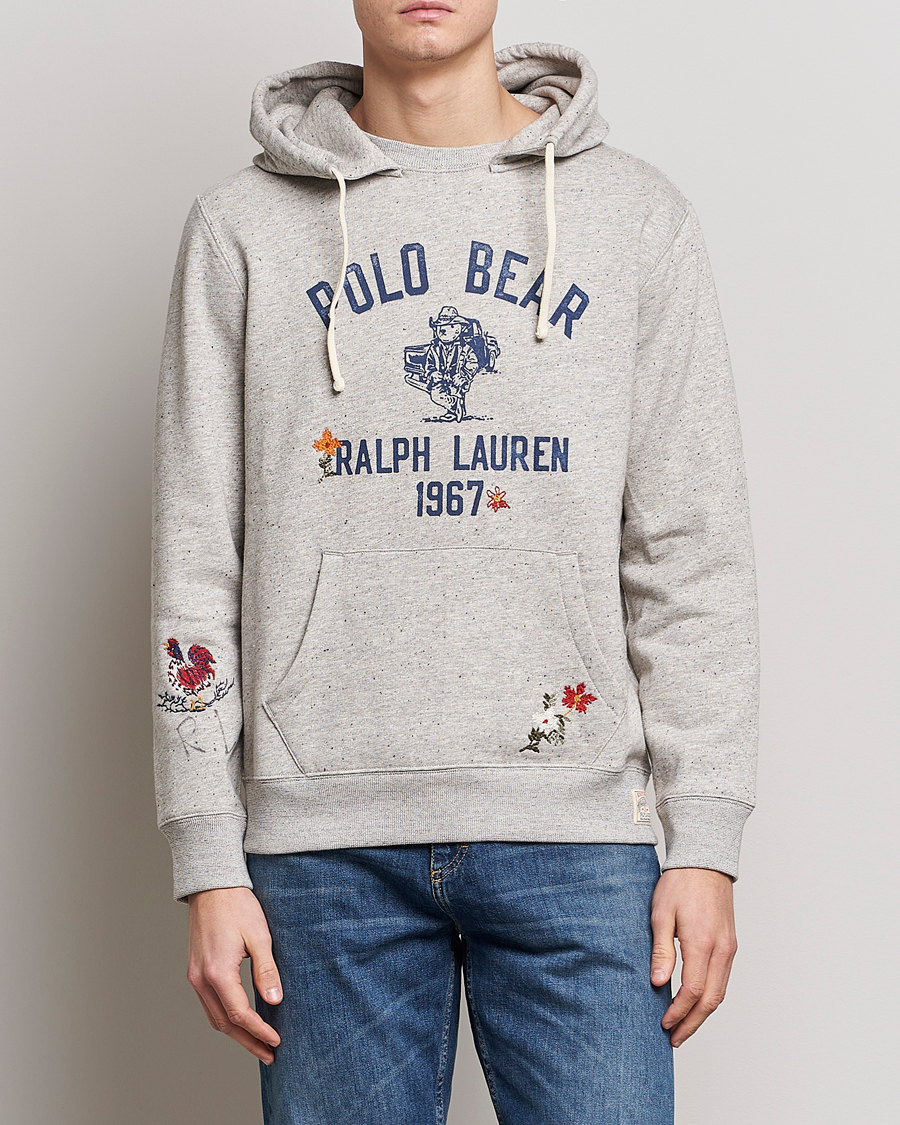 Homme | Pulls Et Tricots | Polo Ralph Lauren | Vintage Fleece Polo Bear Hoodie Brooklyn Heather