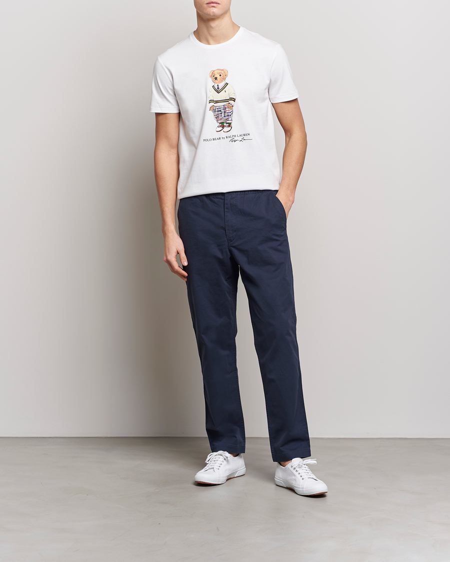 Homme | T-shirts | Polo Ralph Lauren | Printed Heritage Bear Crew Neck T-Shirt White
