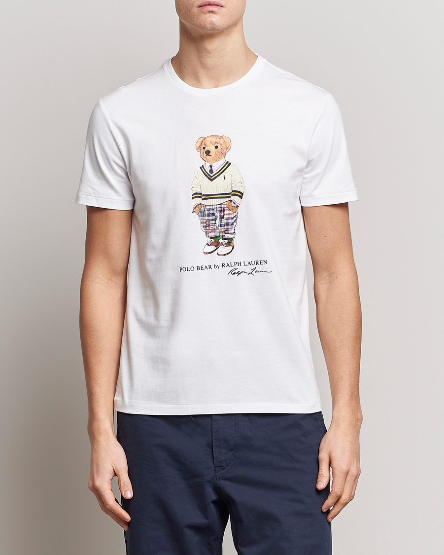 Homme | T-shirts | Polo Ralph Lauren | Printed Heritage Bear Crew Neck T-Shirt White