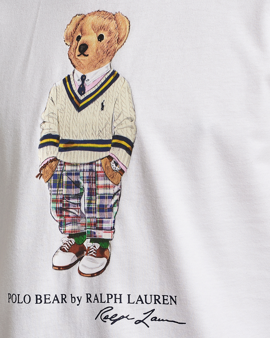Homme | T-shirts | Polo Ralph Lauren | Printed Heritage Bear Crew Neck T-Shirt White