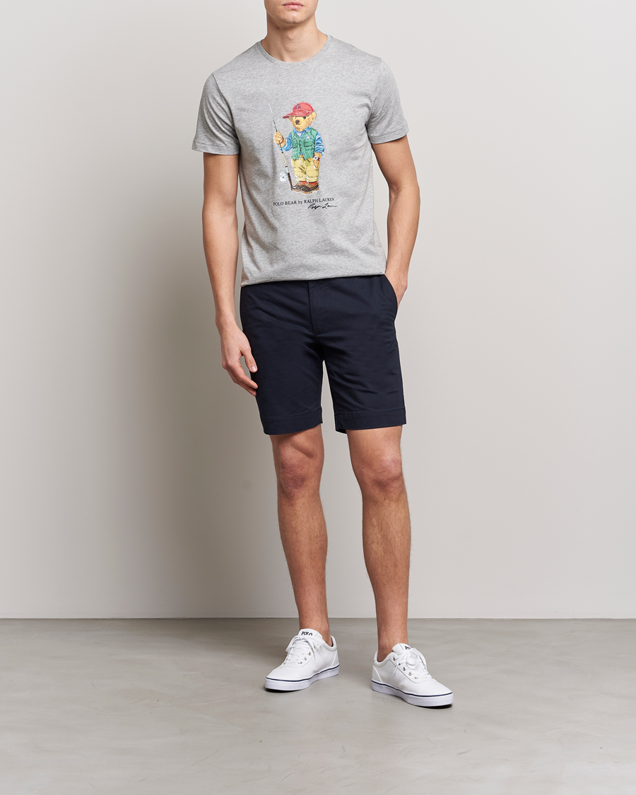 Homme | T-shirts | Polo Ralph Lauren | Printed Heritage Bear Crew Neck T-Shirt Andover Heather