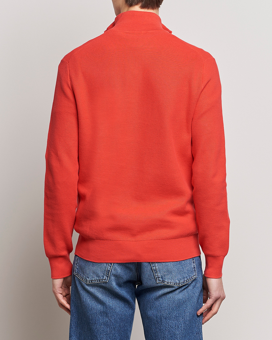 Homme | Pulls Et Tricots | Polo Ralph Lauren | Textured Half-Zip Red Reef