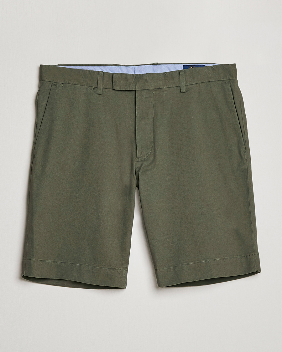 Homme | Shorts | Polo Ralph Lauren | Tailored Slim Fit Shorts Fossil Green