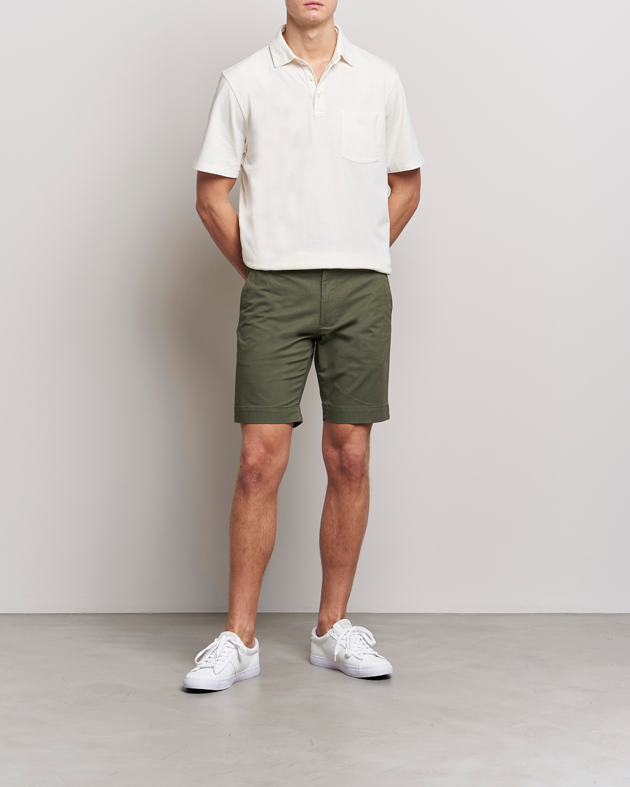 Homme | Shorts | Polo Ralph Lauren | Tailored Slim Fit Shorts Fossil Green